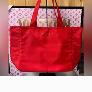 Coach Vibrant Red Tote Bag